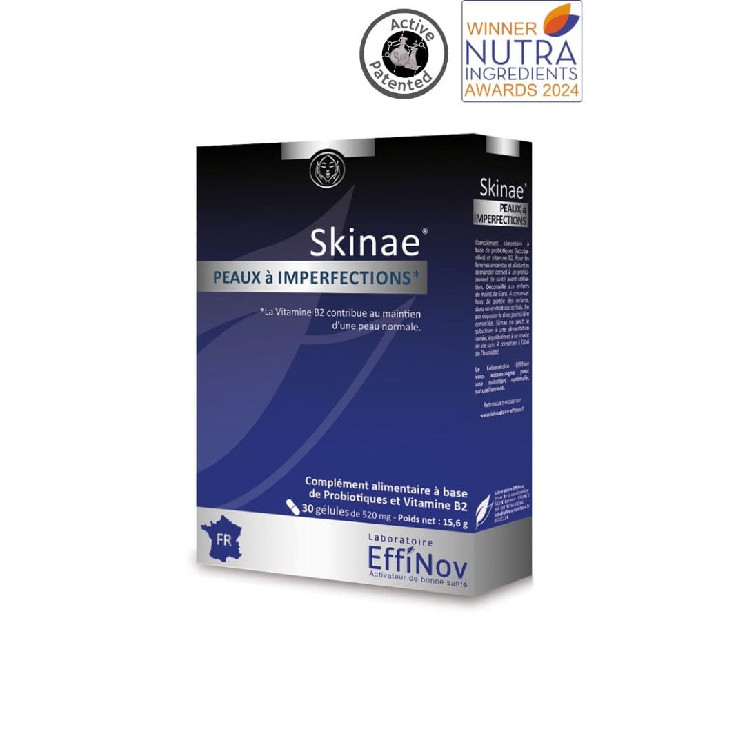 EffiNov Skinae - Uztura bagātinātājs, Nutrikosmētika ādai ar nepilnībām