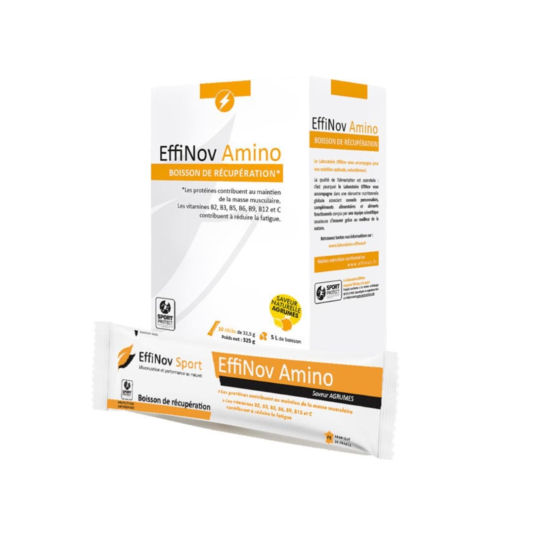 Effinov Amino – atjaunošanās dzēriena pagatavošanai