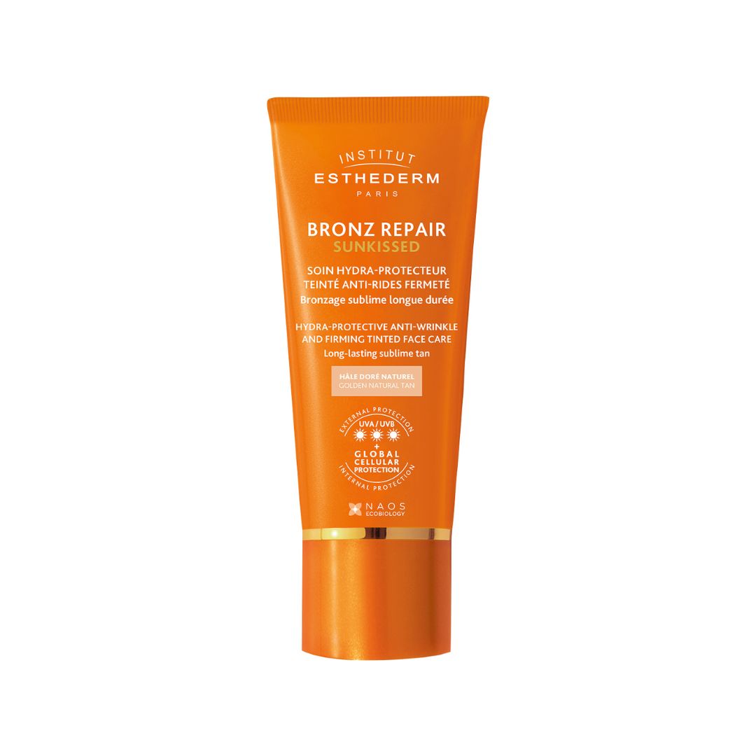 Institut Esthederm Bronz Repair Sunkissed saules aizsargkrēms ar toni augstai saules intensitātei 50 ml