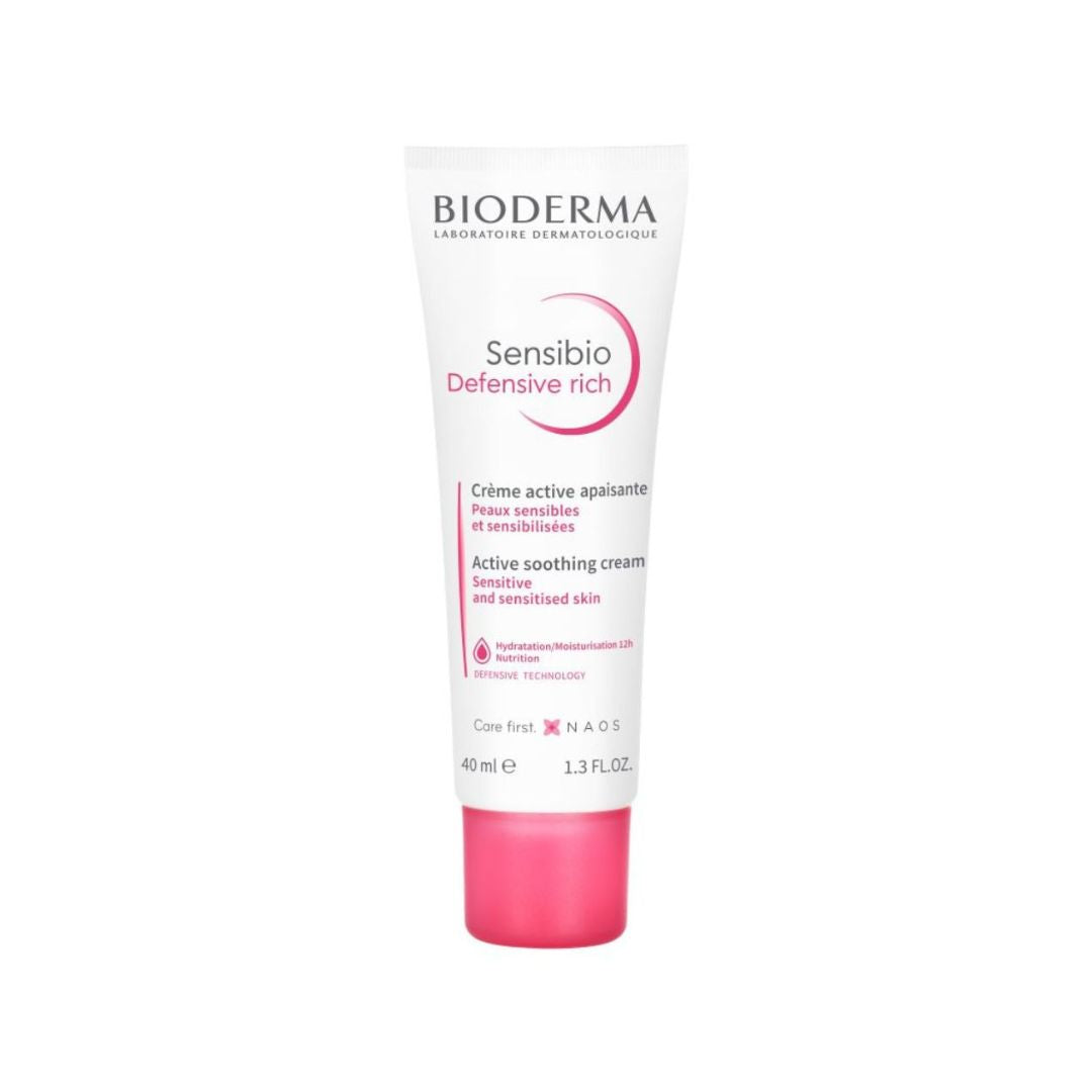 BIODERMA Sensibio Defensive rich aktīvs nomierinošs krēms 40 ml