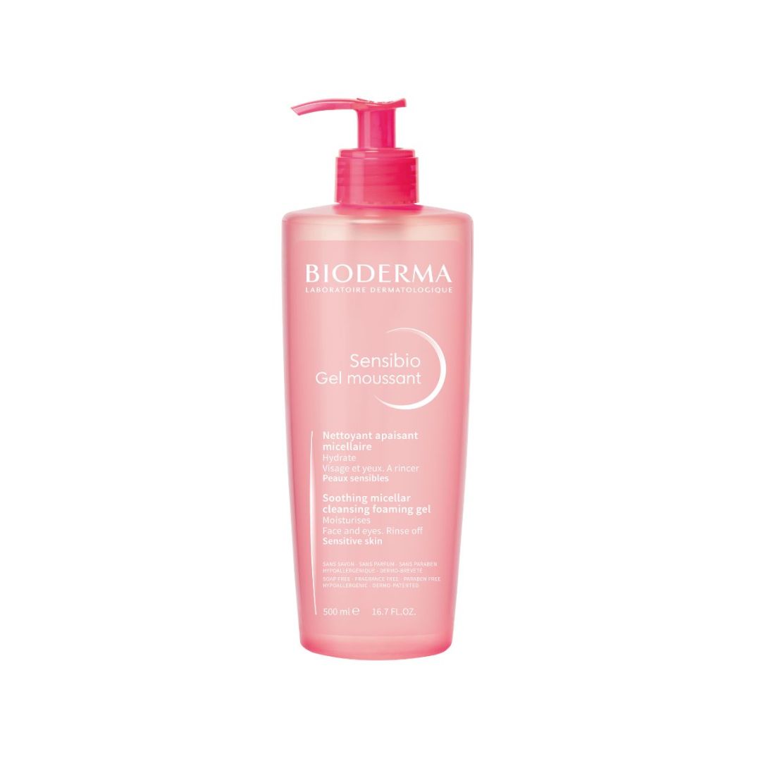 BIODERMA Sensibio Gel Moussant putojošais gels 500 ml