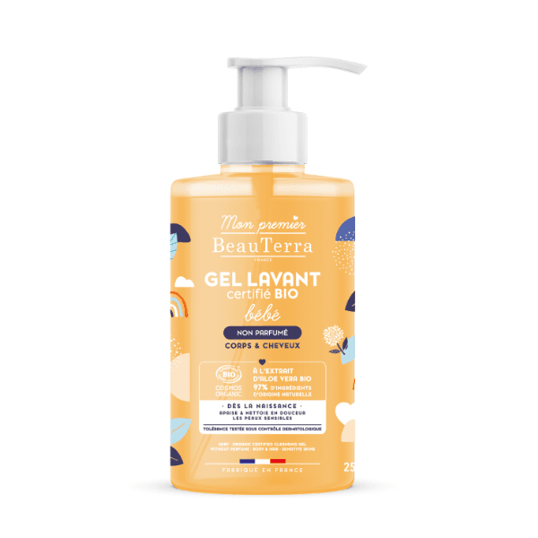 Beauterra BIO mazgāšanās gels bērniem bez aromāta