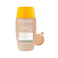 BIODERMA Photoderm NUDE Touch SPF 50+ gaiši tonēts saules aizsarglīdzeklis 40 ml