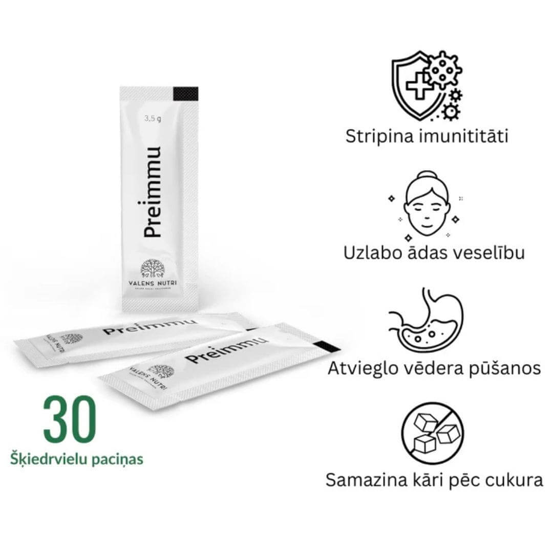 VALENS NUTRI Preimmu Prebiotika spēcīgai imunitātei