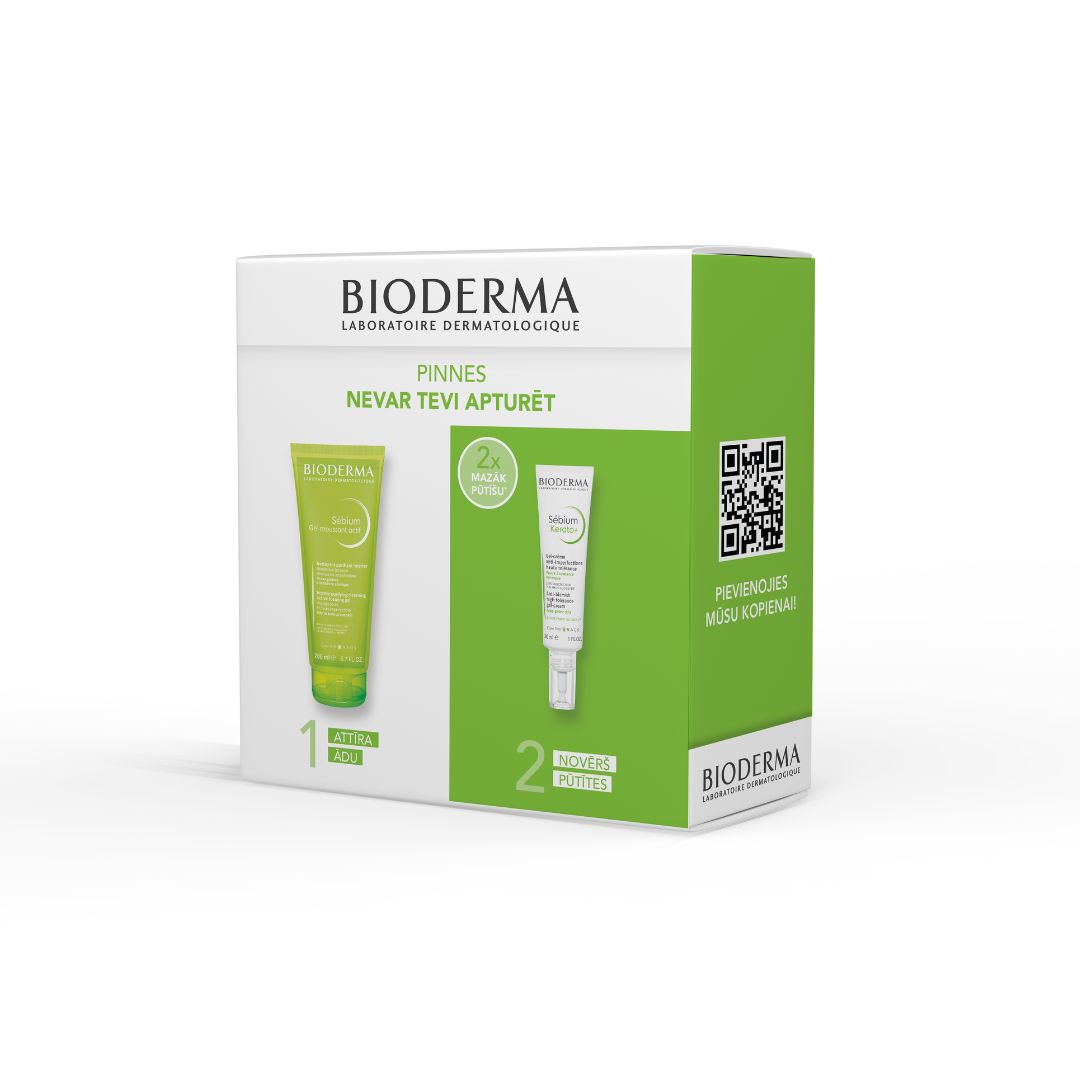BIODERMA Sebium komplekts ādai ar noslieci uz piņņu veidošanos