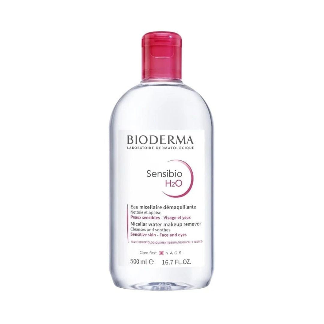 BIODERMA Sensibio H2O attīrošais ūdens 500 ml bez pumpja (īstermiņa)
