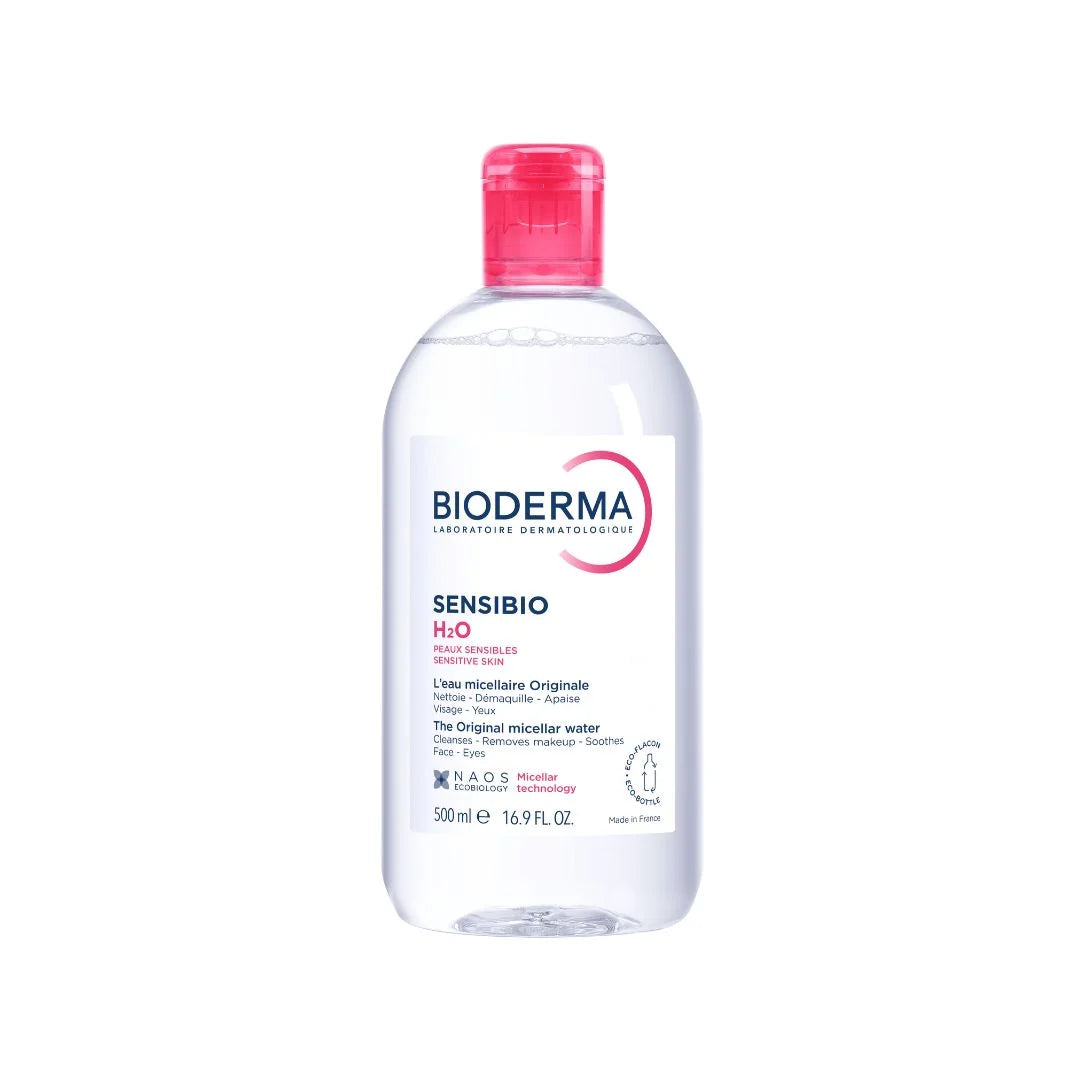 BIODERMA Sensibio H2O attīrošais ūdens 500 ml bez pumpja