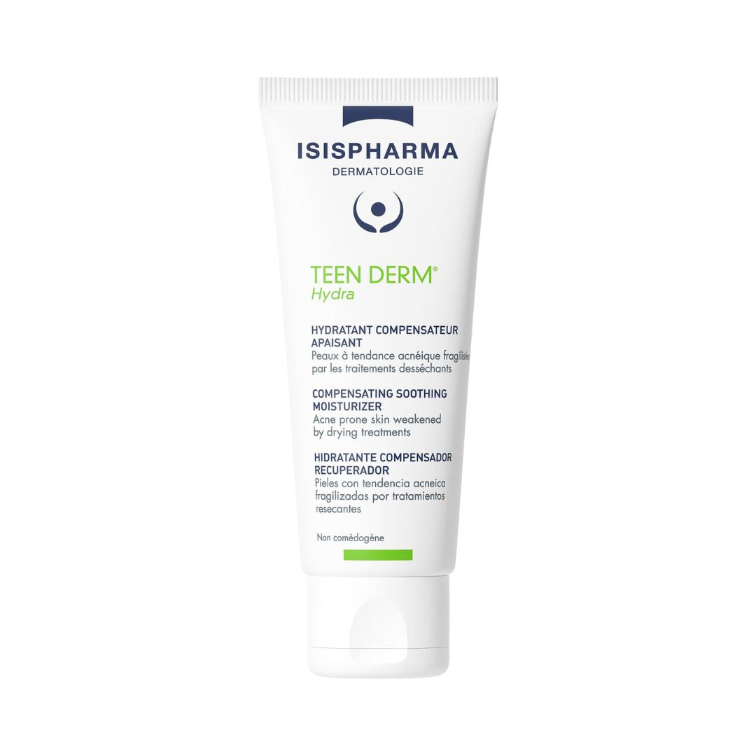 ISISPHARMA TEEN DERM Hydra mitrinātājs taukainai izsausinātai ādai 40ml
