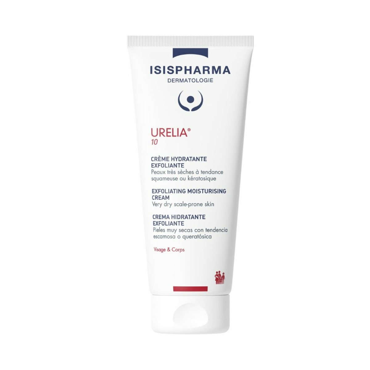 ISISPHARMA URELIA 10 eksfoliējošs mitrinošs krēms ar urea 150ml