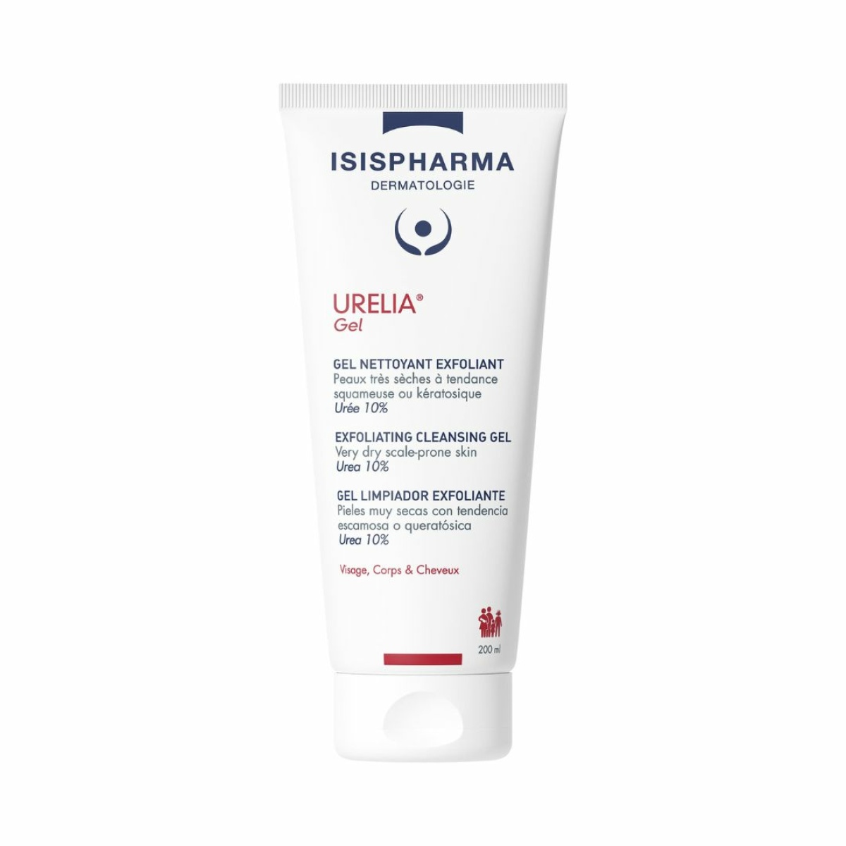 ISISPHARMA URELIA Gel attīrošs gels ar 10% urea 200ml