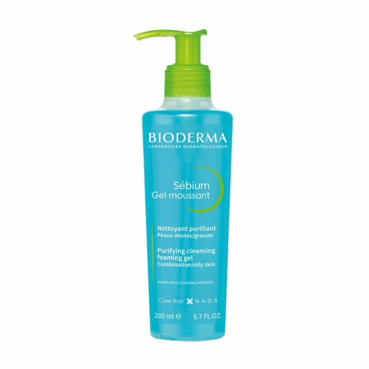 BIODERMA Sebium Gel moussant putojošais gels 200 ml