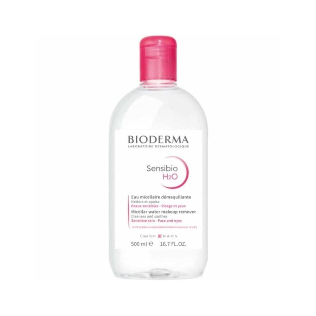 BIODERMA Sensibio H2O attīrošais ūdens 500 ml bez pumpja