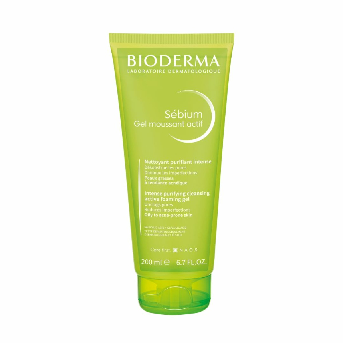 BIODERMA Sebium Gel Moussant Actif aktīvais putojošais gels 200ml