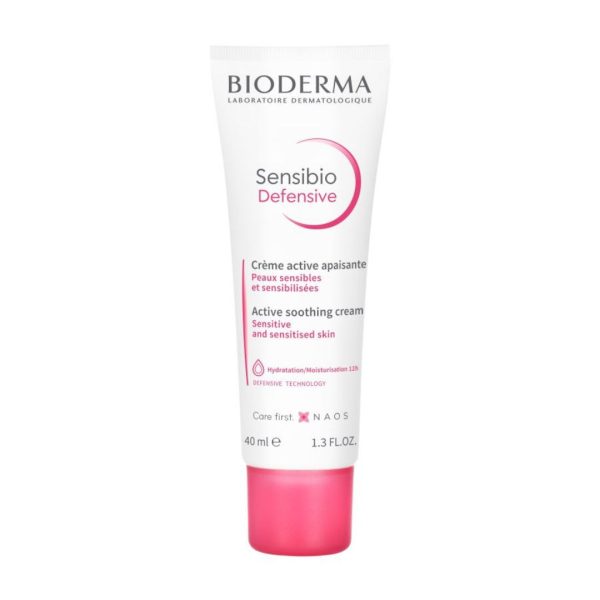 BIODERMA Sensibio Defensive aktīvs nomierinošs krēms 40 ml