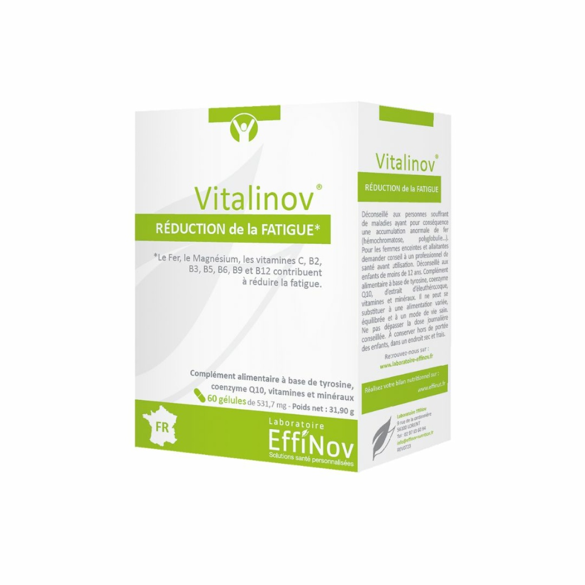 EffiNov Vitalinov® Uztura bagātinātājs kapsulās